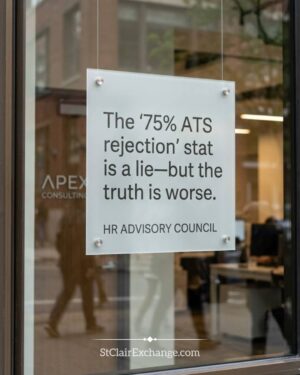 Job Hunters – The ‘75% ATS Rejection’ Stat is a Lie. But the Truth is Worse. Article - https://stclairexchange.com/job-ats-rejection-myth/